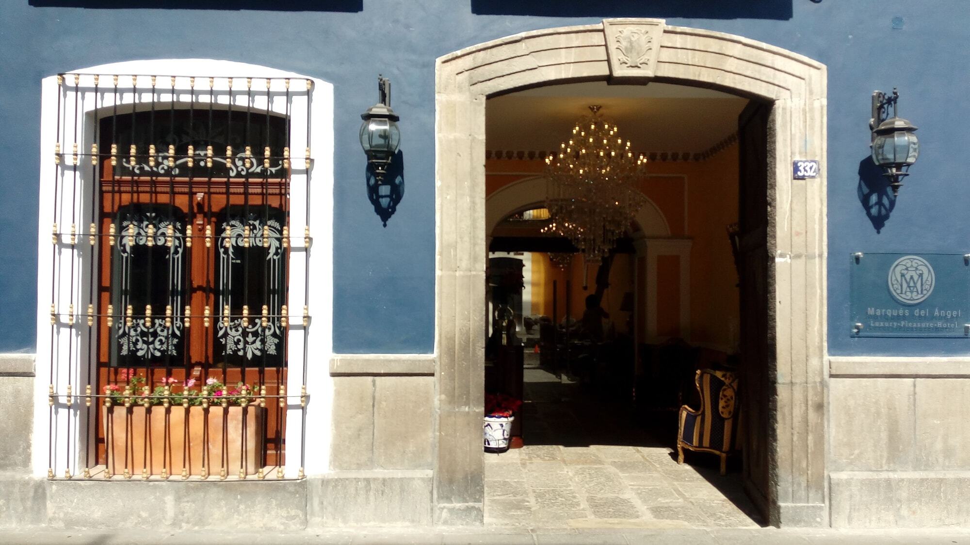 Hotel Marques Del Angel Puebla Bagian luar foto